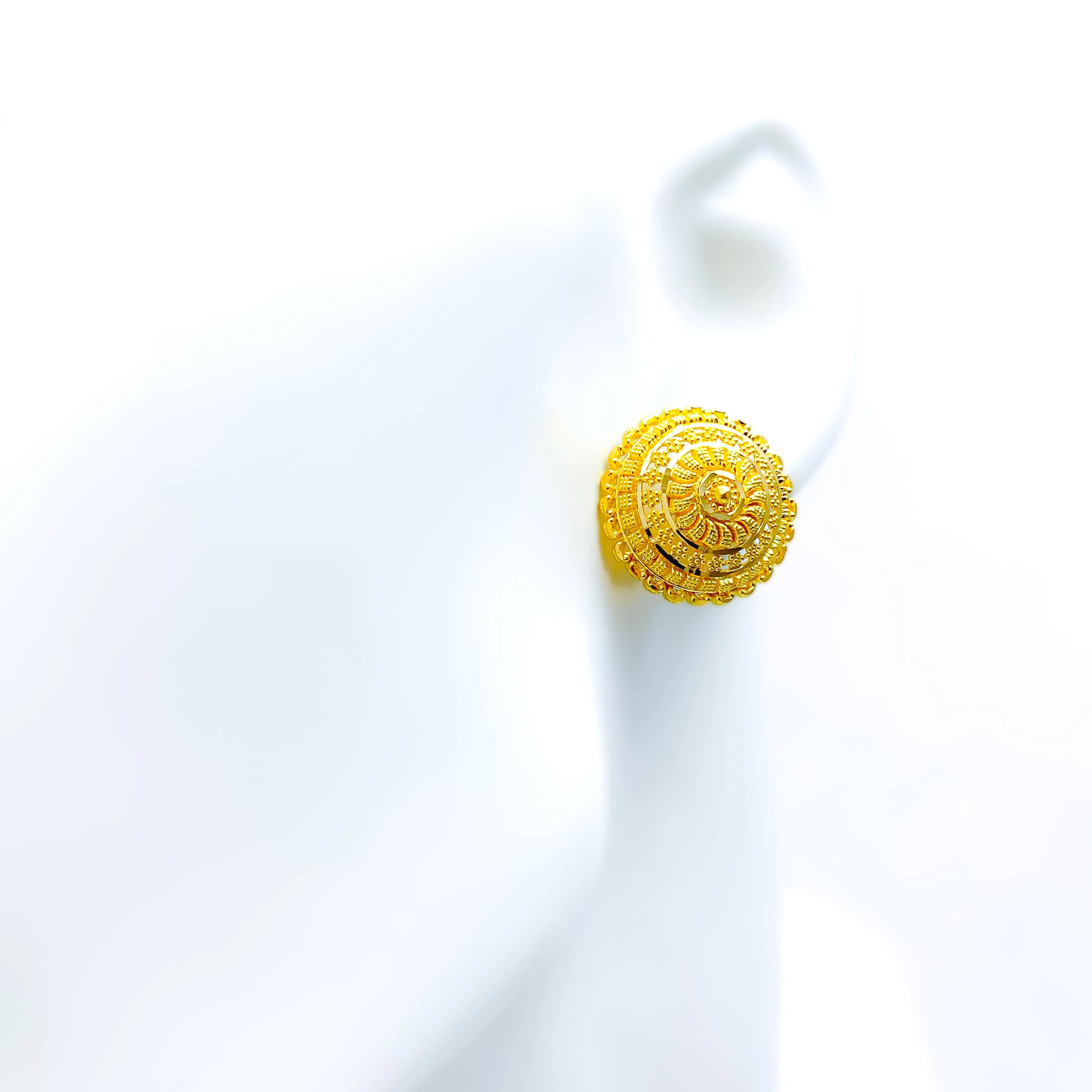 Lavish Regal 22k Gold Earrings