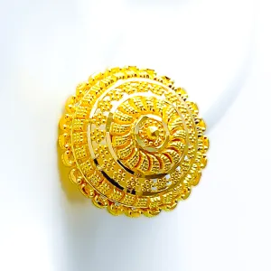 Lavish Regal 22k Gold Earrings