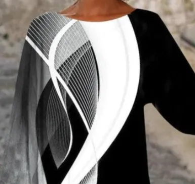 Leah – Artistic Graphic Design Women’s Top