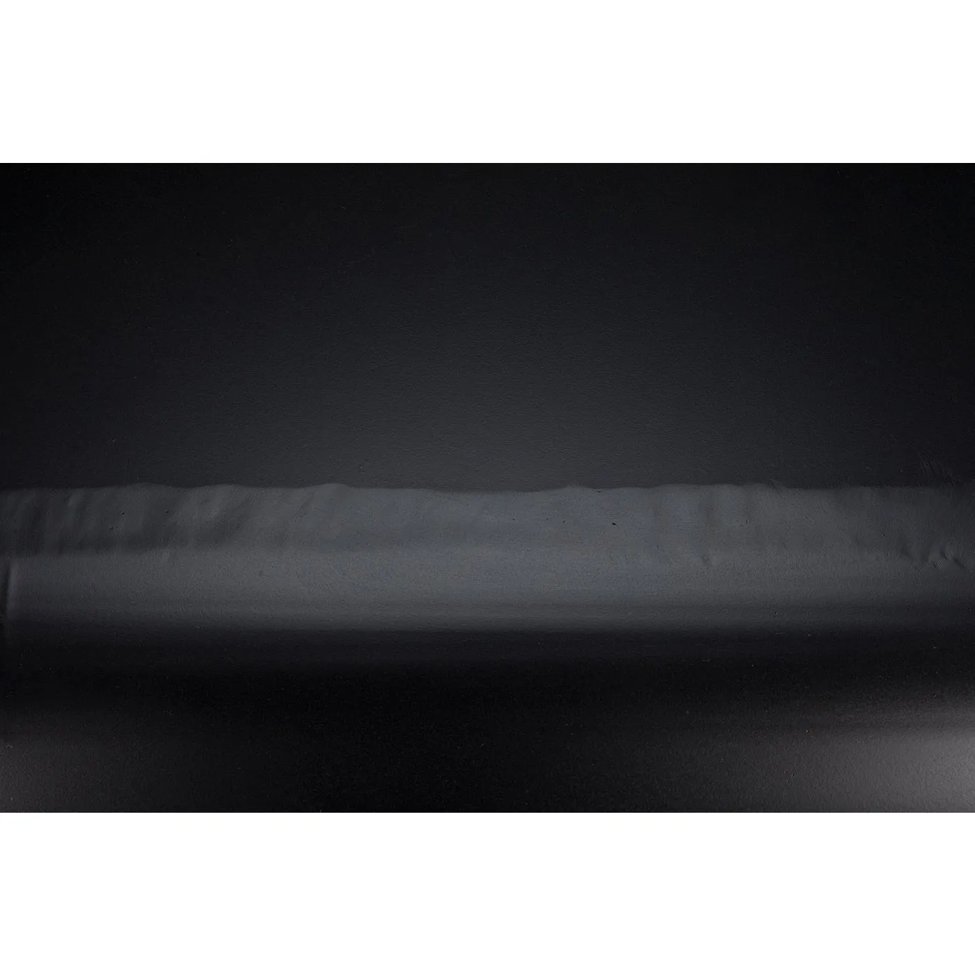 Ledge All Metal Side Table, Black Steel