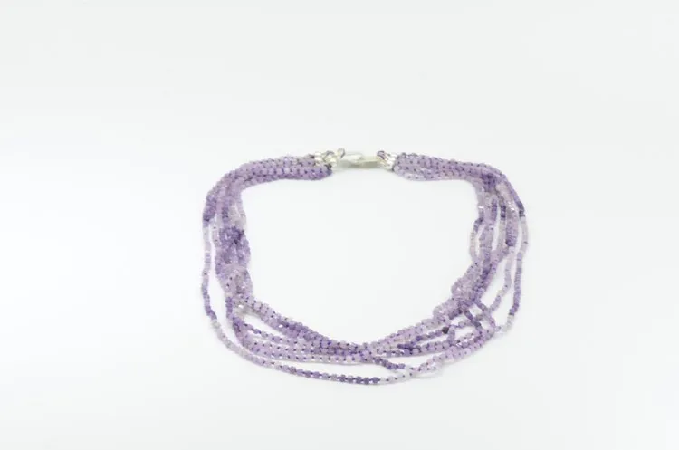Lepidolite Multiple Strand Necklace