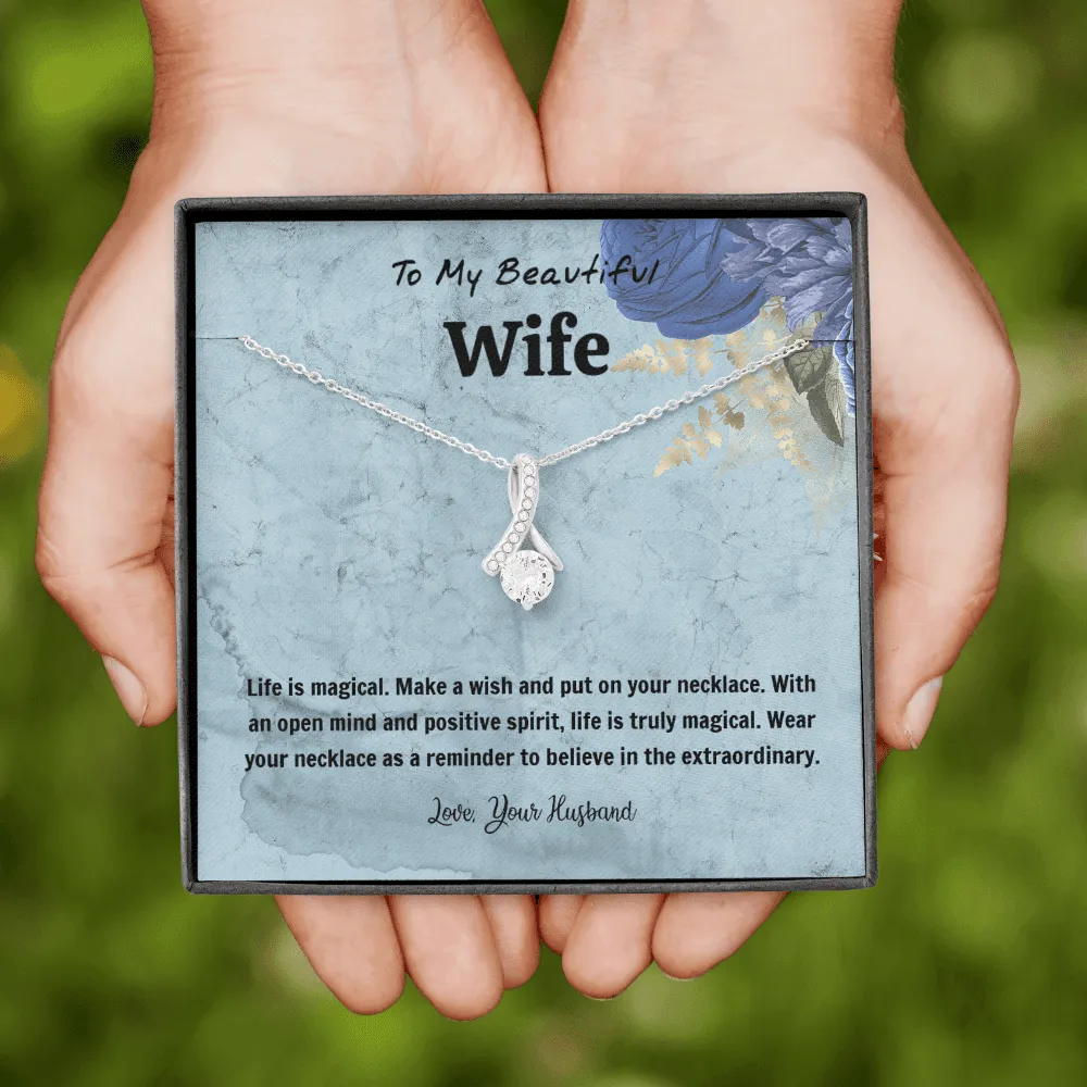 Life Is Magical - Alluring Beauty Infinity Necklace Message Card
