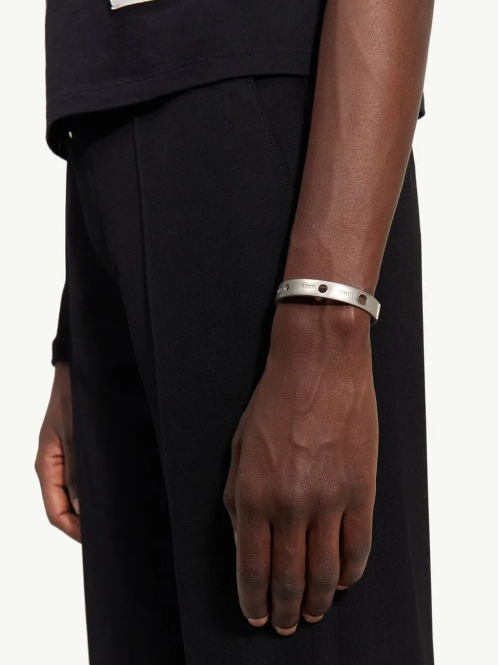 Logo Cut-Out Cuff Bracelet