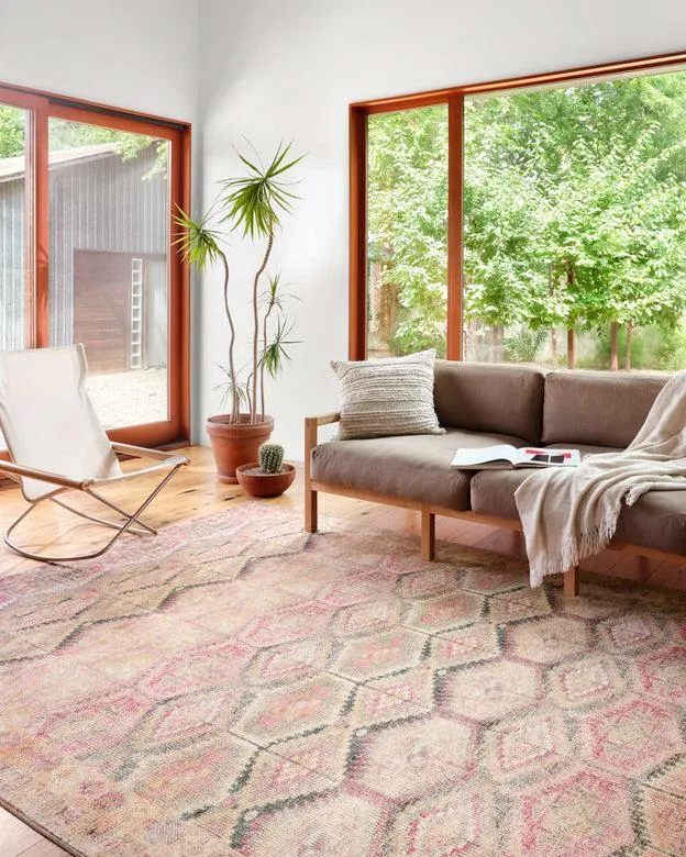 Loloi Rugs Layla Collection - LAY-17 Pink/Lagoon