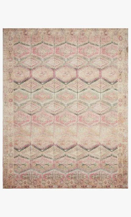 Loloi Rugs Layla Collection - LAY-17 Pink/Lagoon
