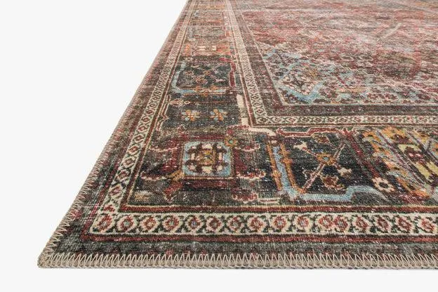 Loloi Rugs Loren Collection - LQ-13 Brick/Midnight