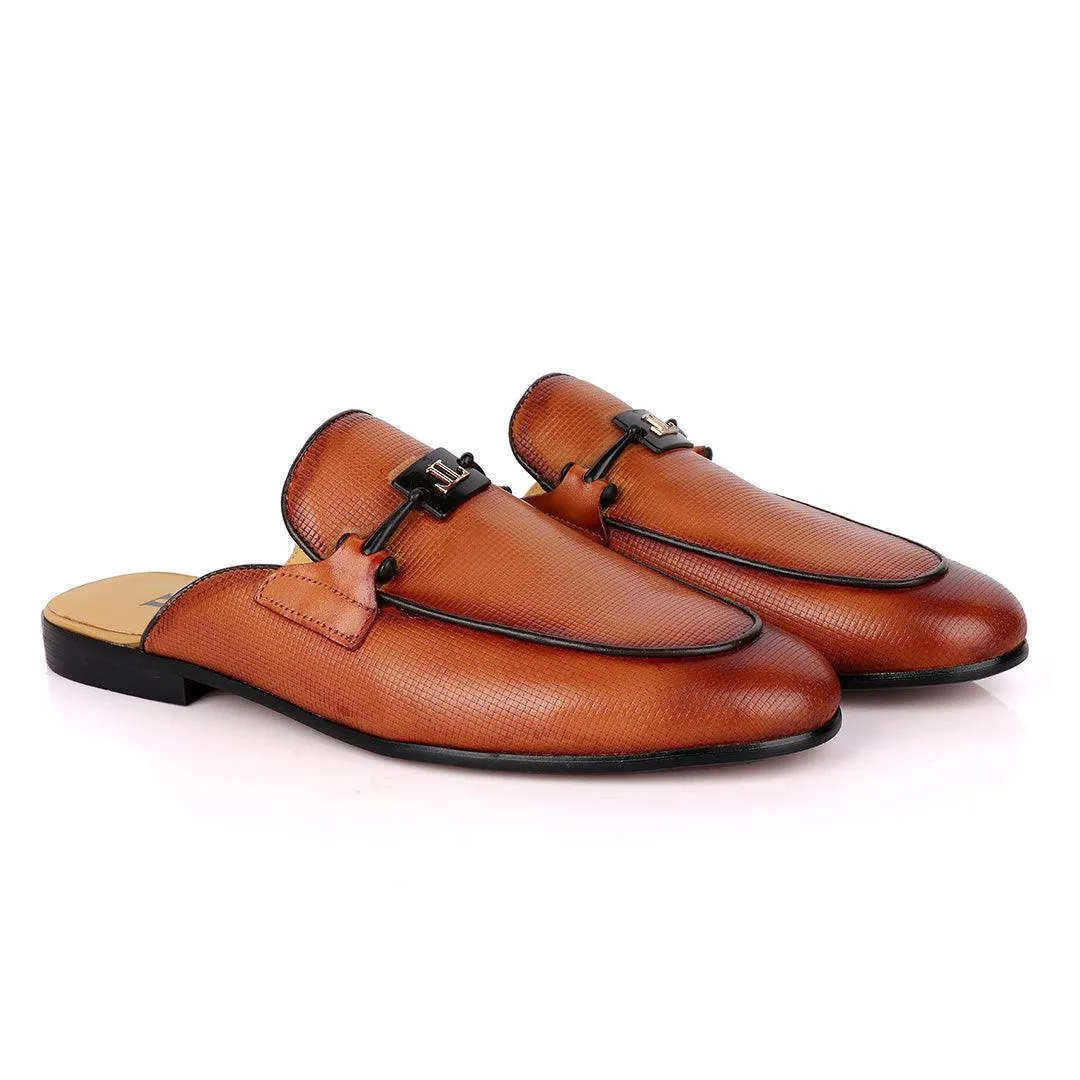 LoriBlu Classic Mole Apricot Half Leather Shoe