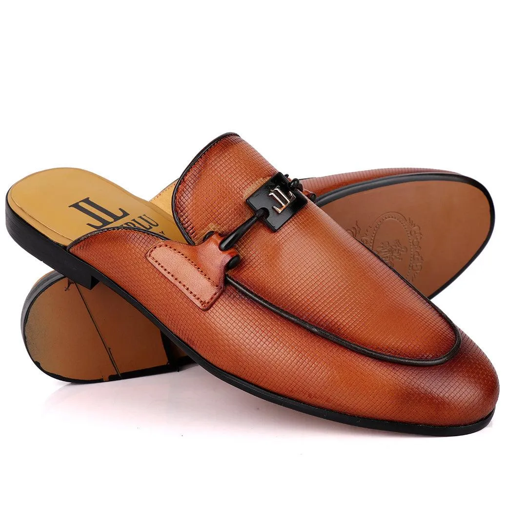 LoriBlu Classic Mole Apricot Half Leather Shoe