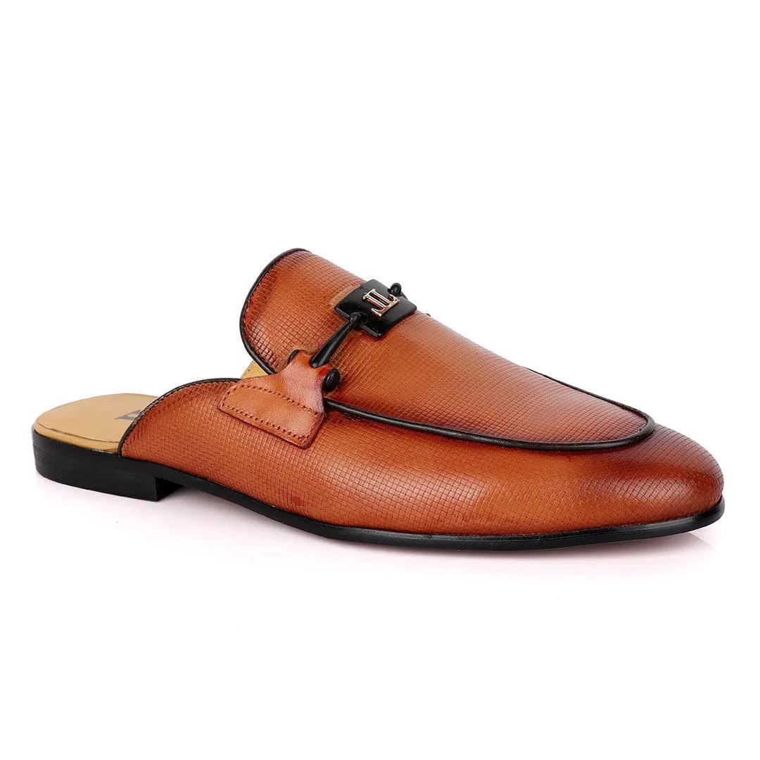 LoriBlu Classic Mole Apricot Half Leather Shoe
