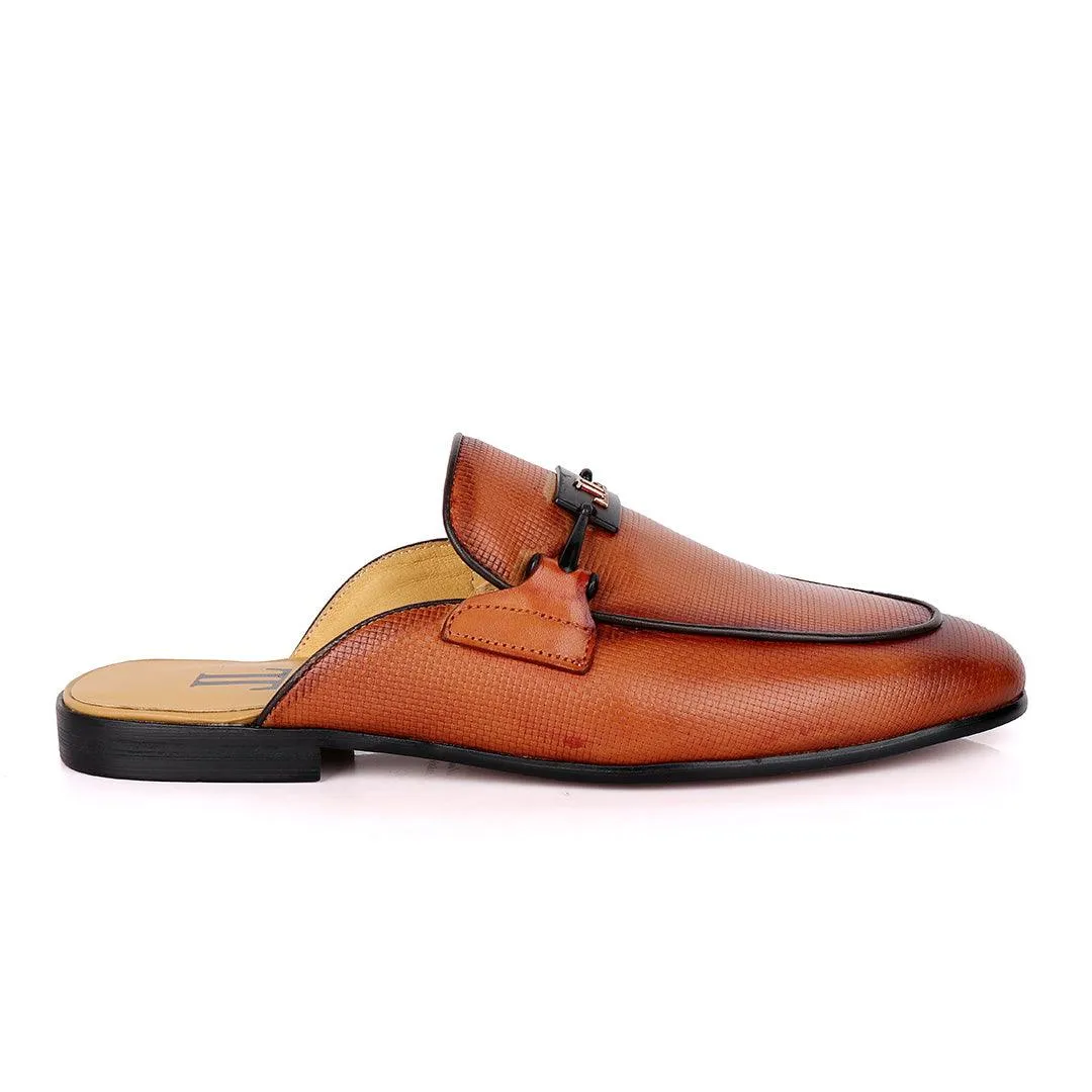 LoriBlu Classic Mole Apricot Half Leather Shoe