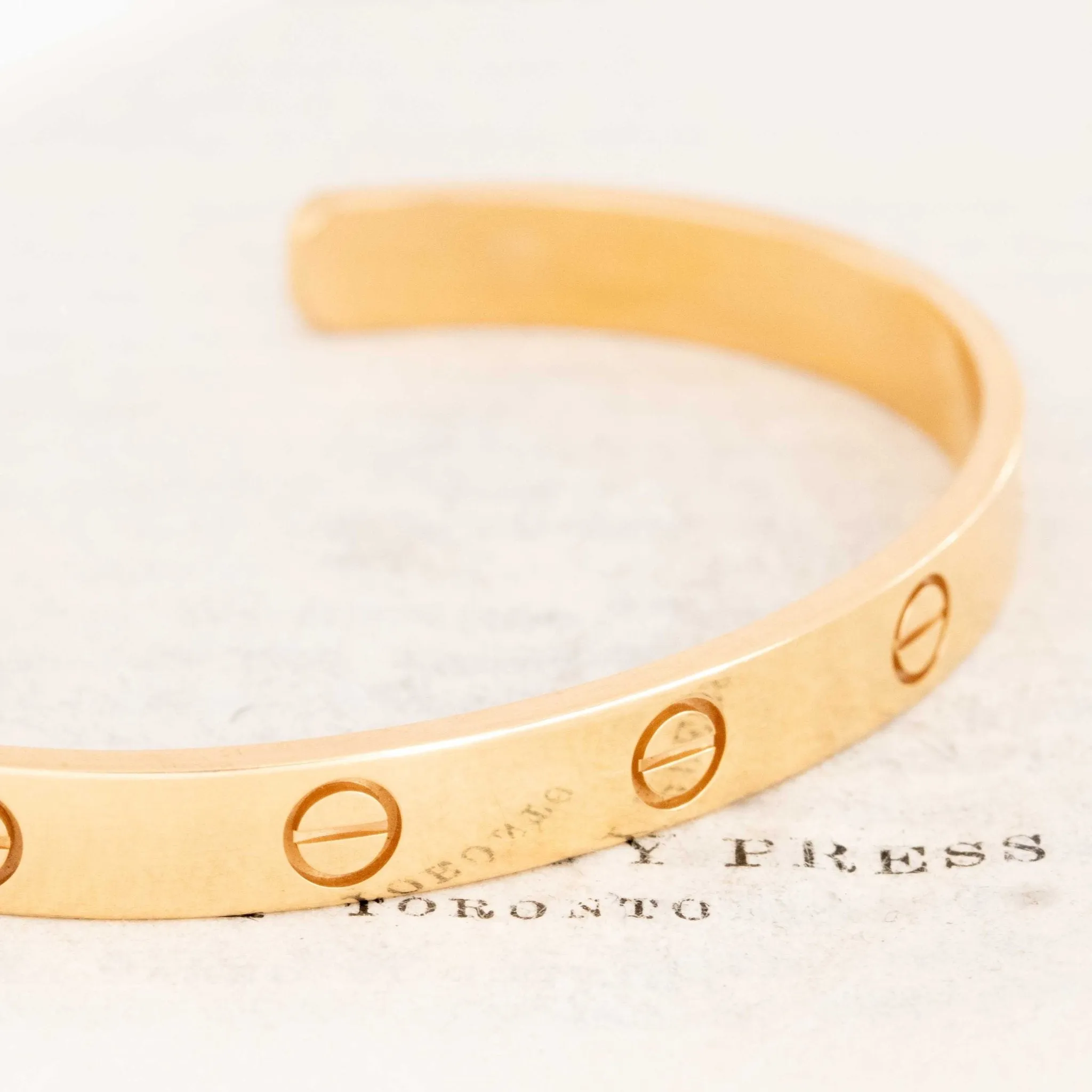 Love Cuff by Cartier