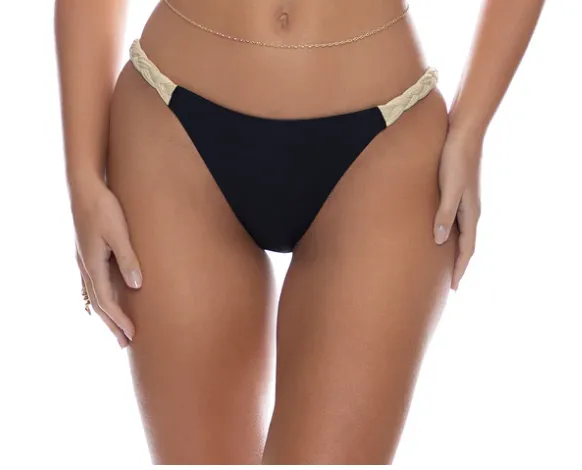 Luli Fama Braided Full Bottom - Black