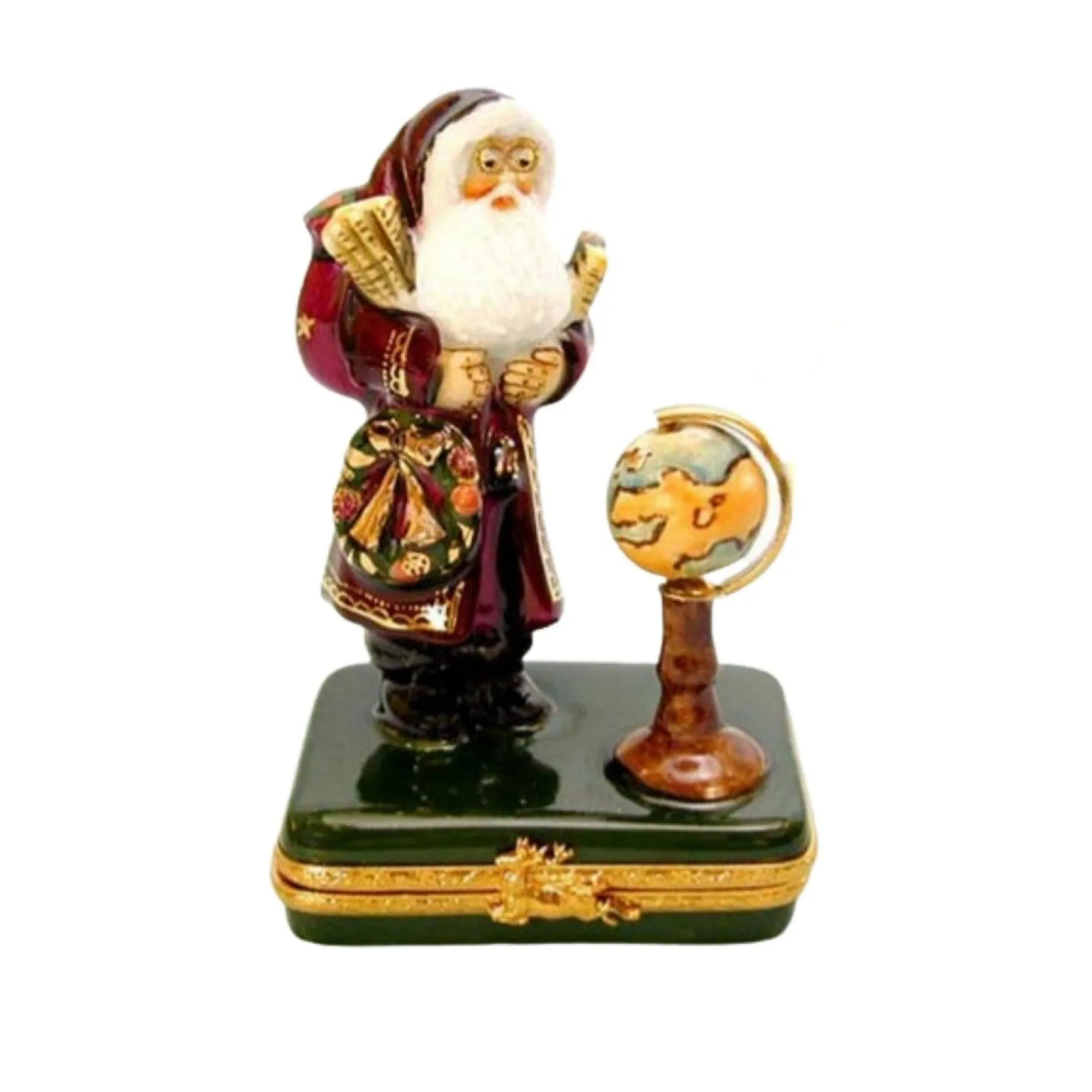 Lynn Haney: Santa w Globe