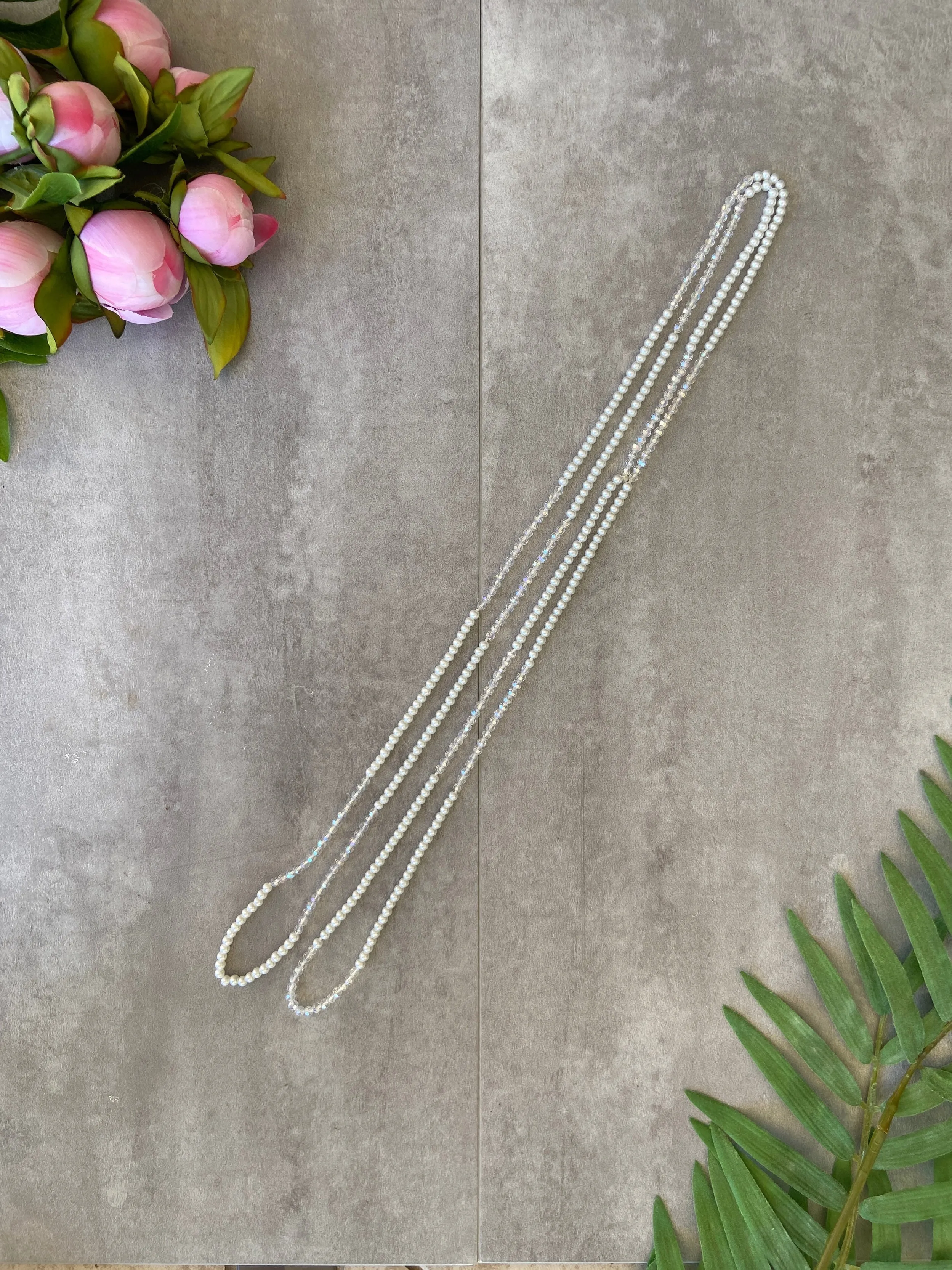 Lynn Necklace in White