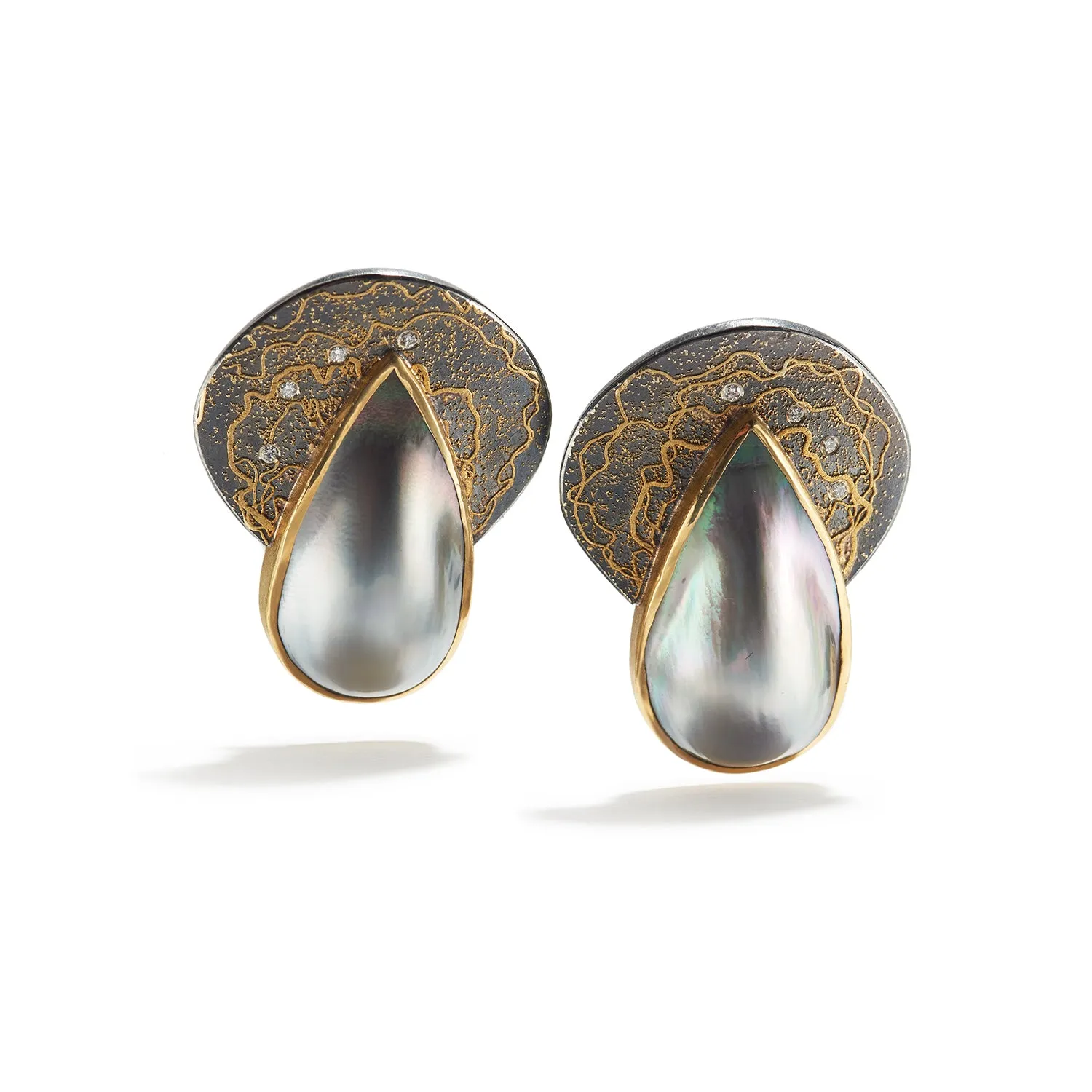 Mabé Pearl Earrings