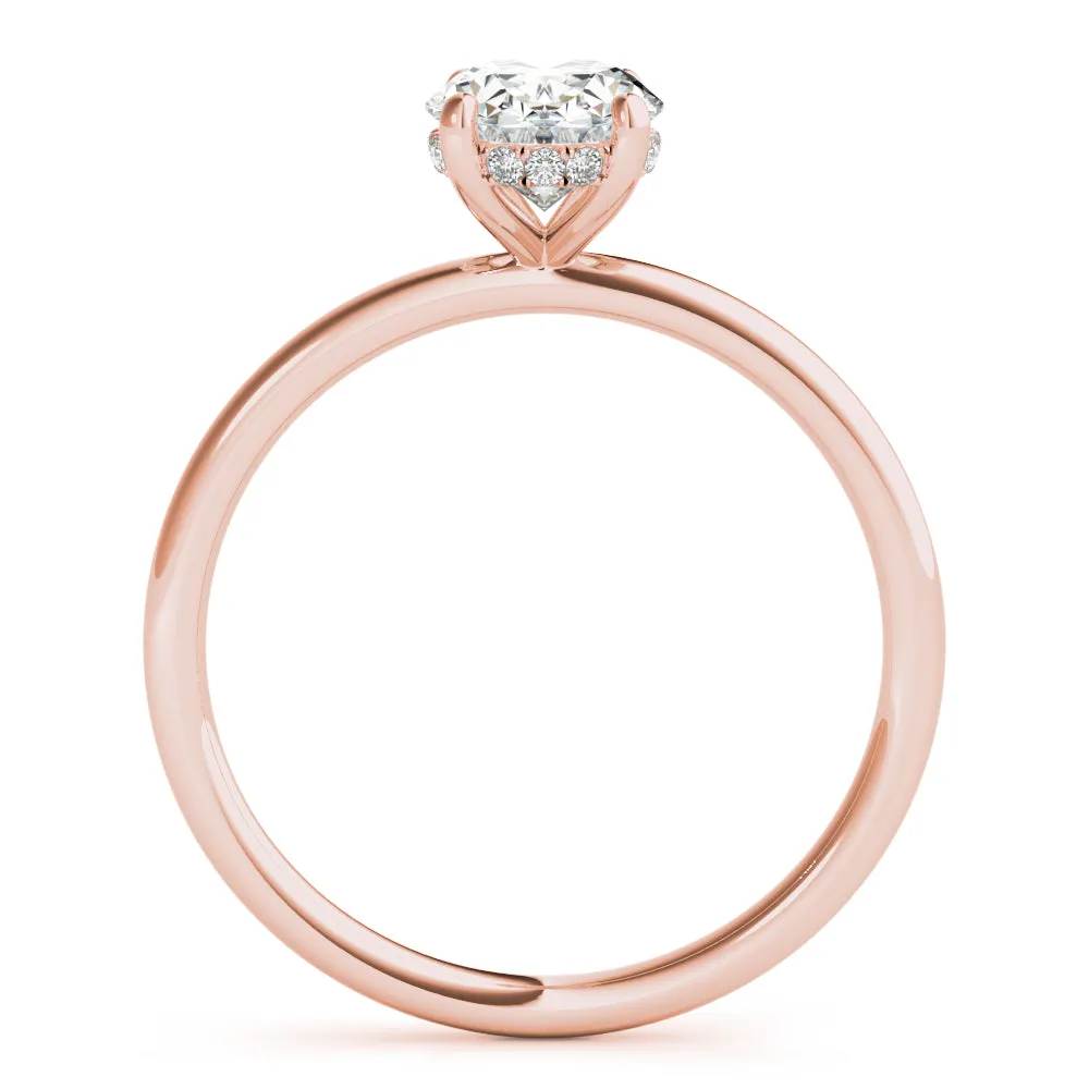 Madilyn Oval Lab Grown Diamond Solitaire Engagement Ring IGI Certified