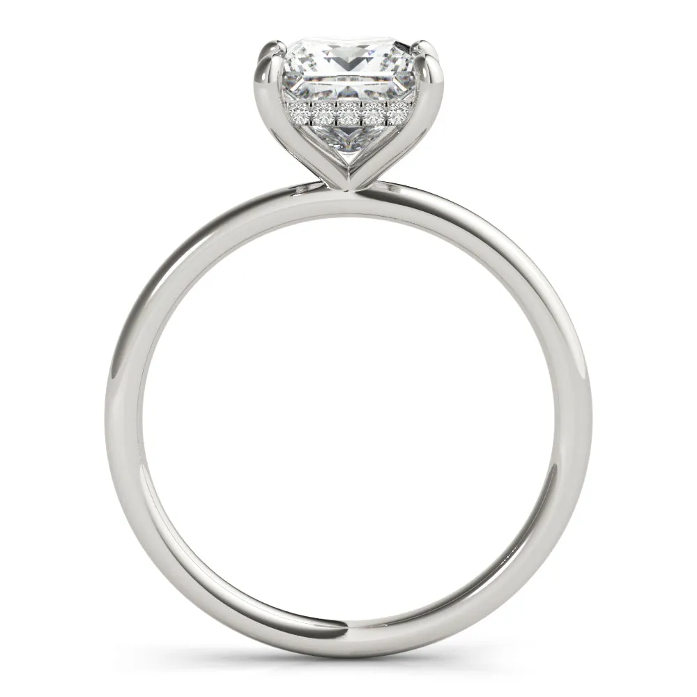 Madilyn Princess Lab Grown Diamond Solitaire Engagement Ring IGI Certified