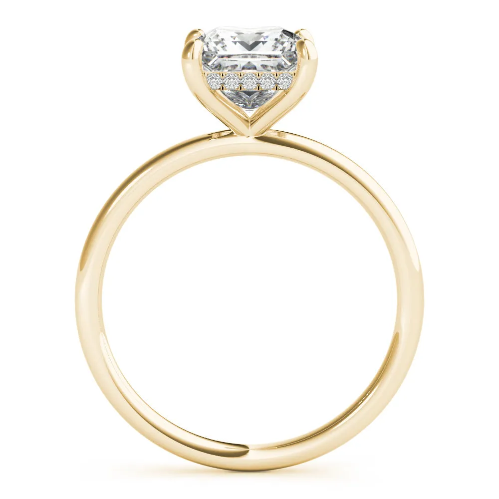 Madilyn Princess Lab Grown Diamond Solitaire Engagement Ring IGI Certified