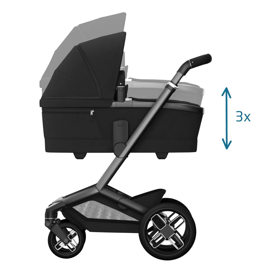 Maxi Cosi Fame Carrycot - Twilic Black