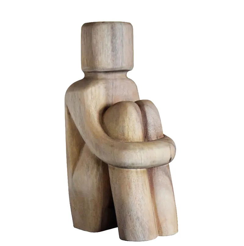 Mendocino Wood Hugging Sculpture