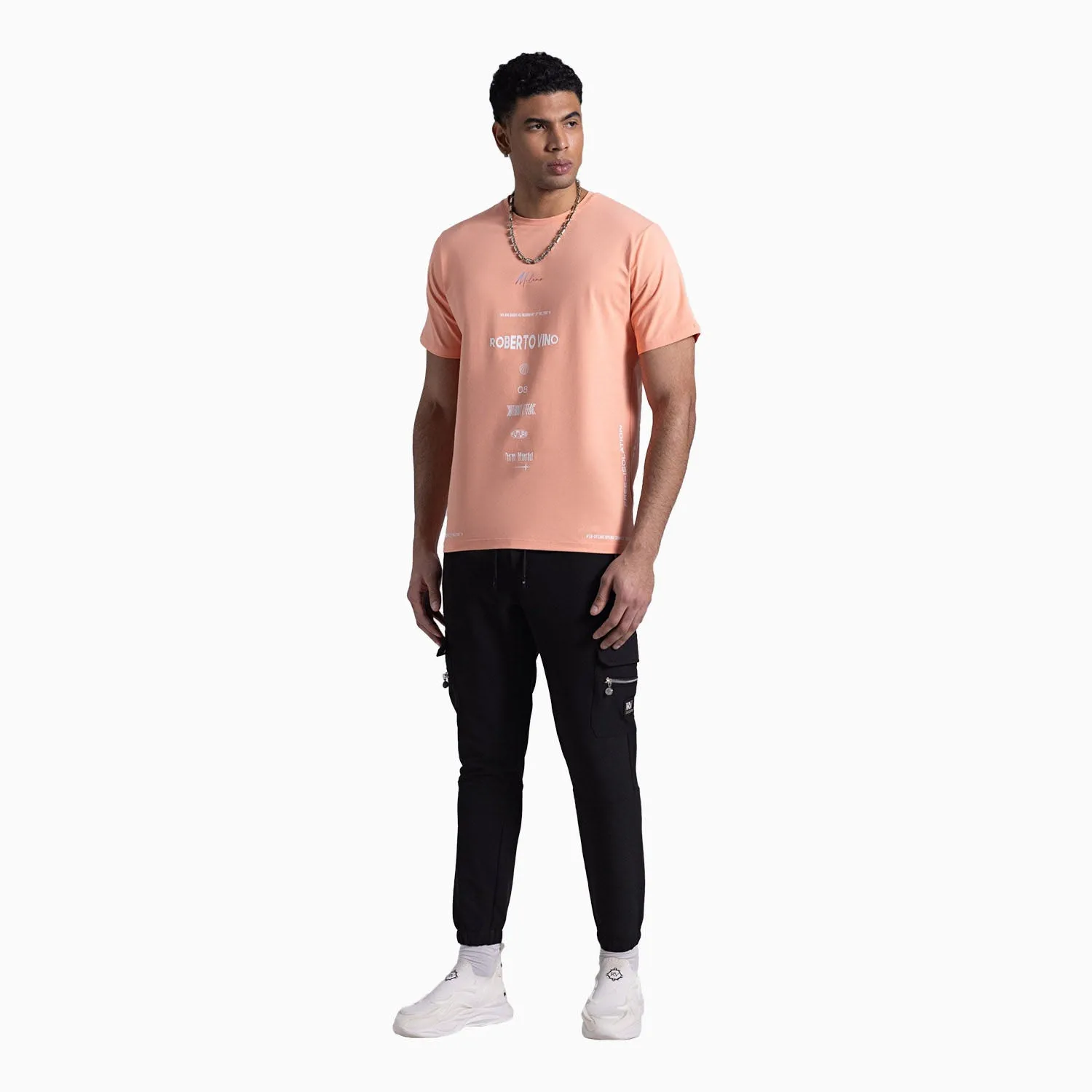 Men's Big Logo Crew Neck T Shirt