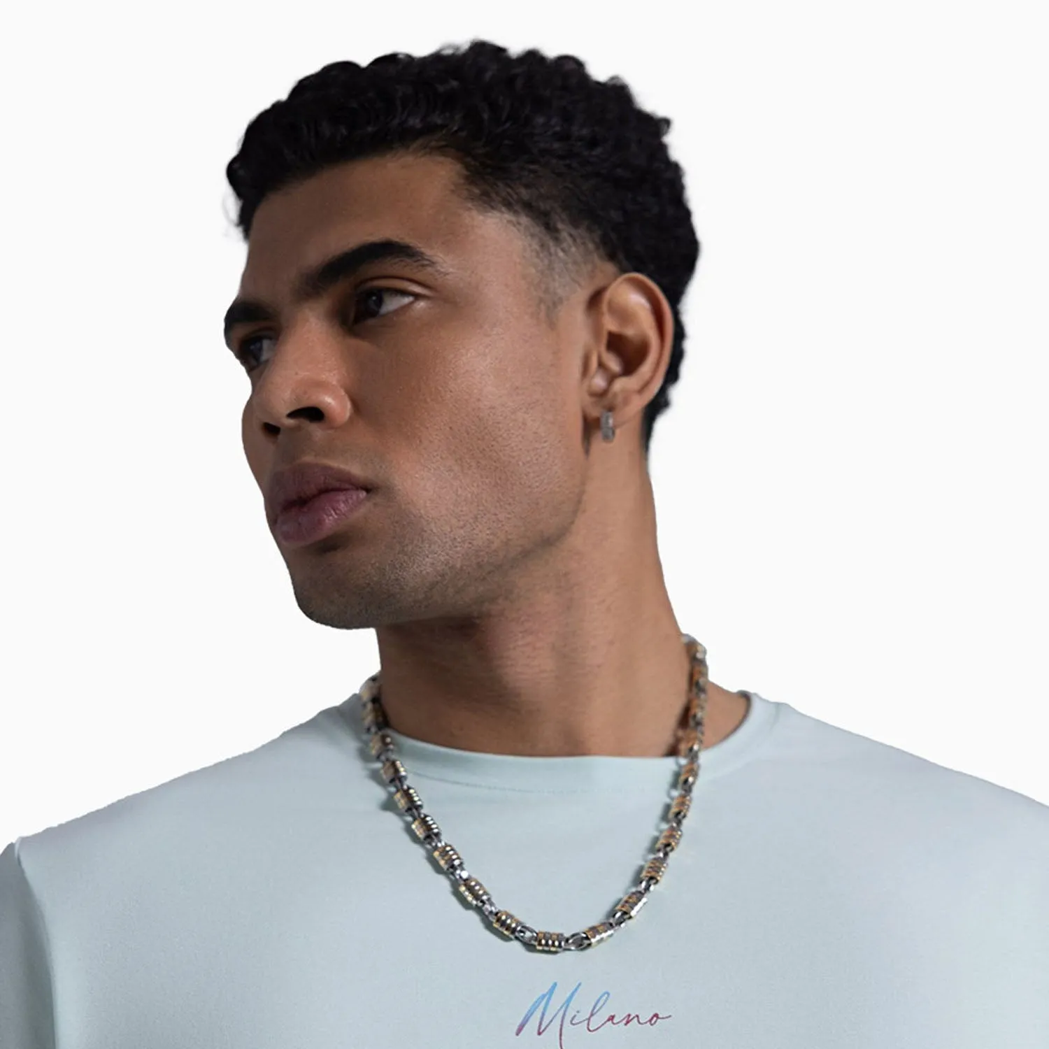 Men's Big Logo Crew Neck T Shirt