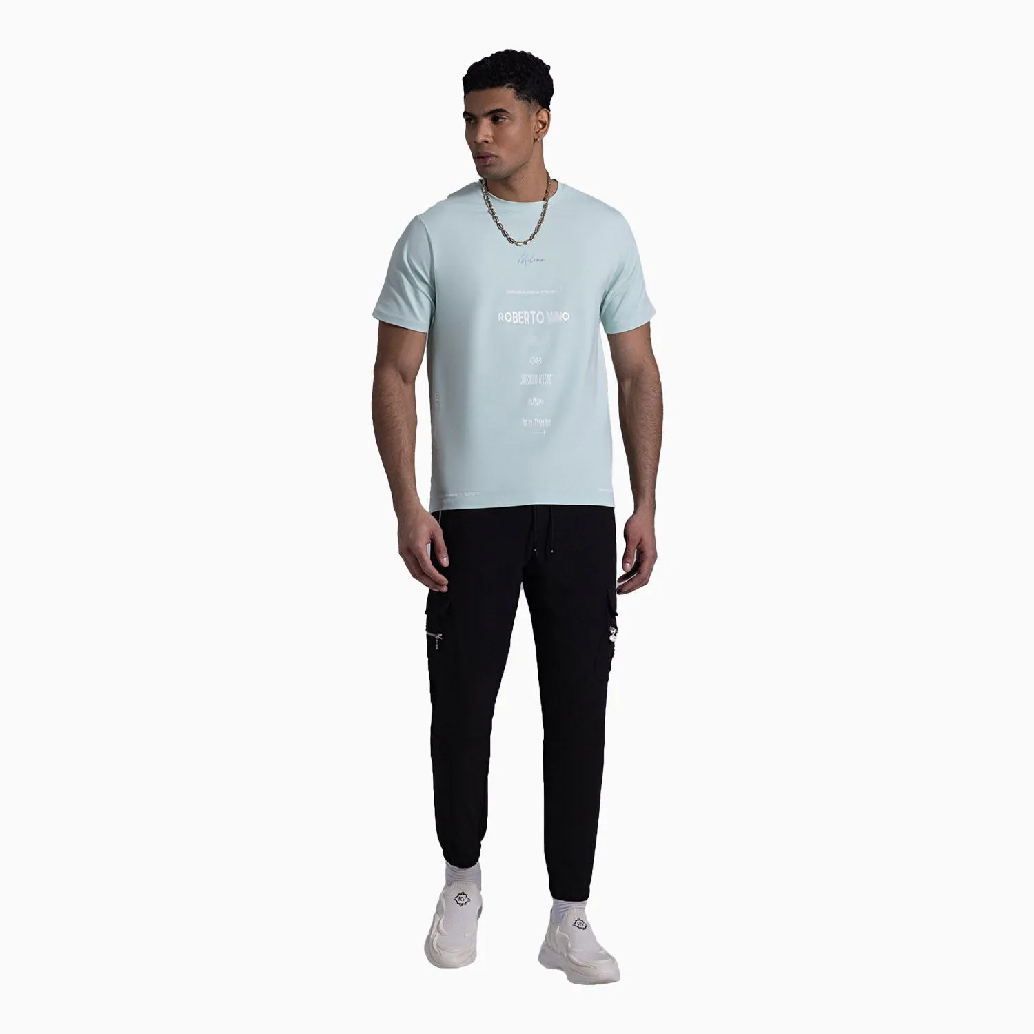 Men's Big Logo Crew Neck T Shirt