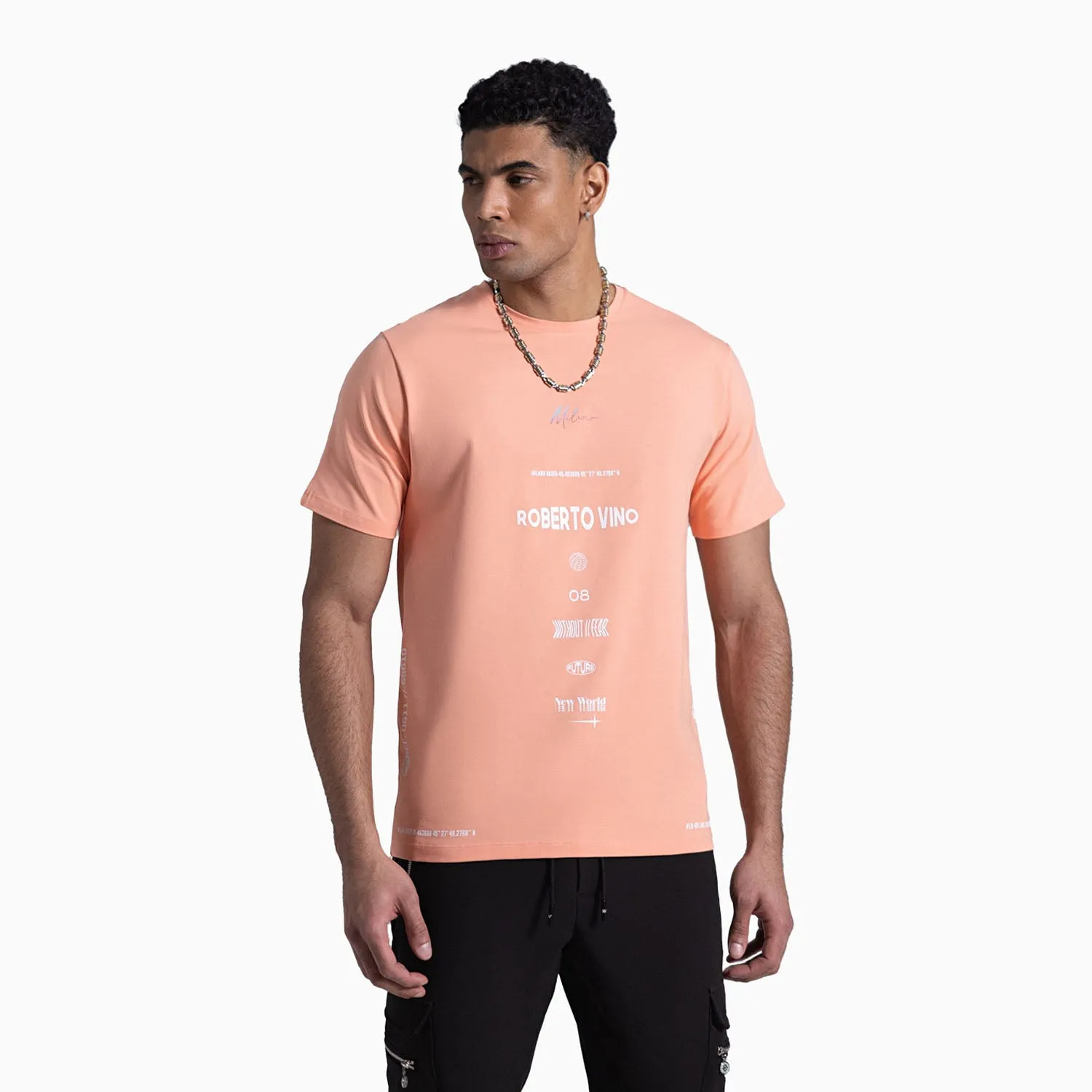 Men's Big Logo Crew Neck T Shirt