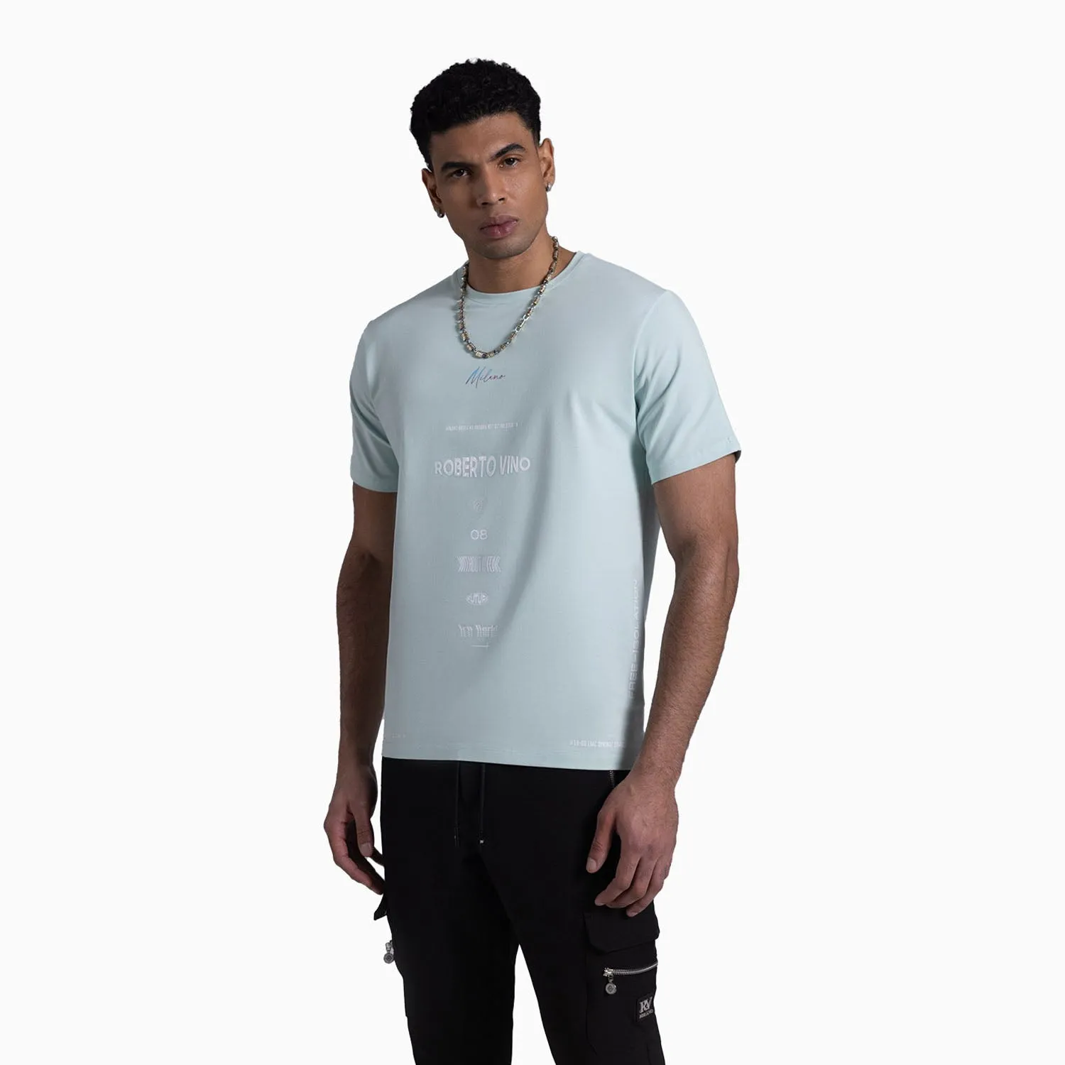 Men's Big Logo Crew Neck T Shirt