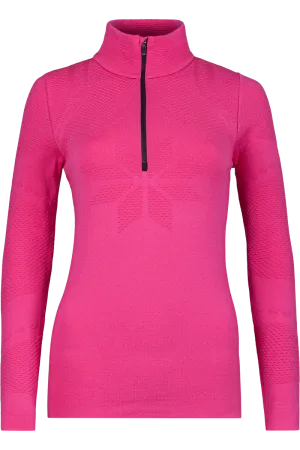 Merope Half-Zip Pink Tech Sweater
