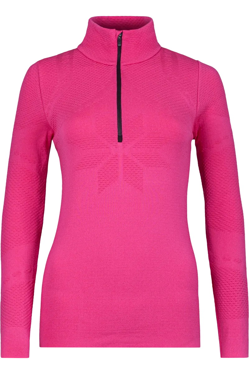 Merope Half-Zip Pink Tech Sweater