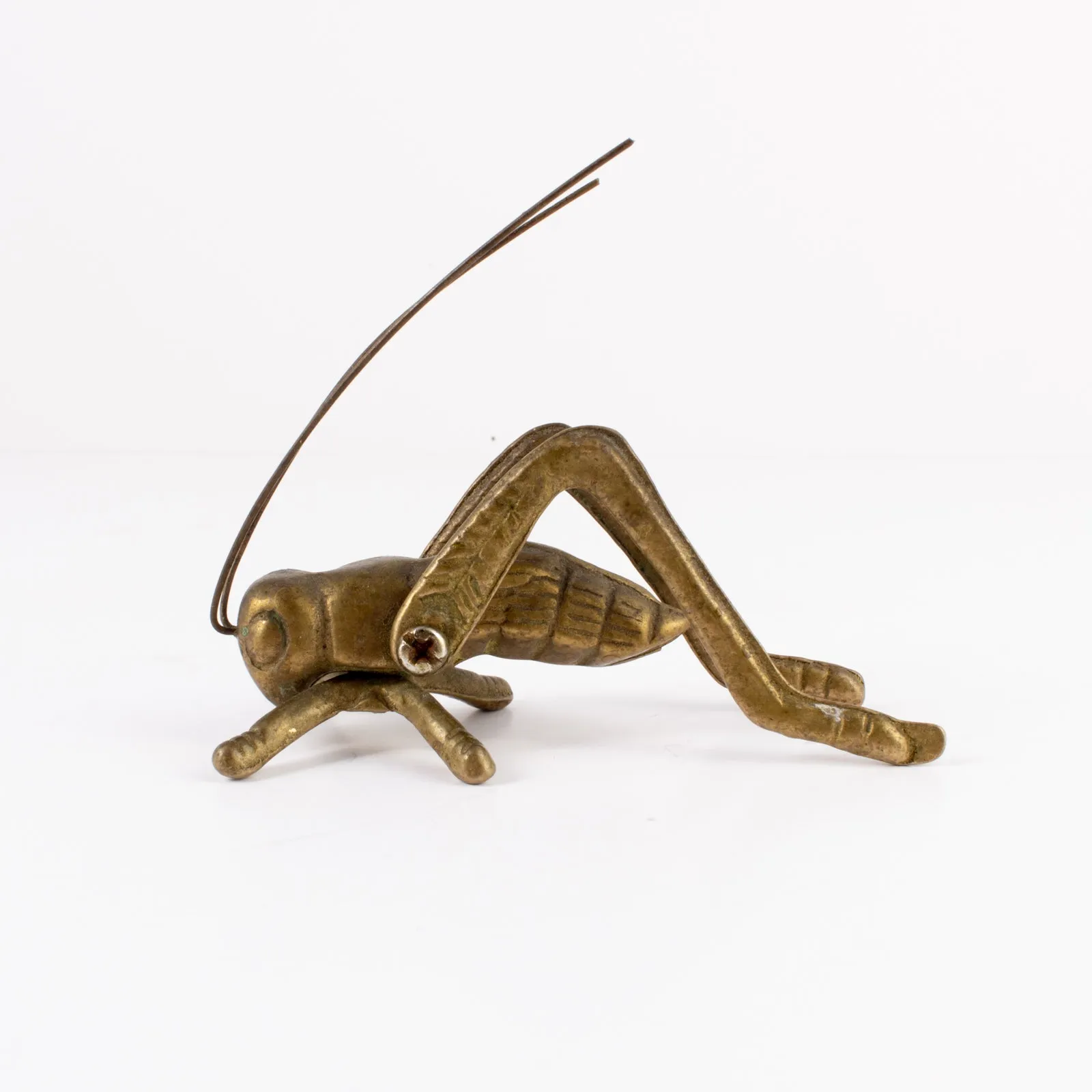 Mid-Century Brass Cricket