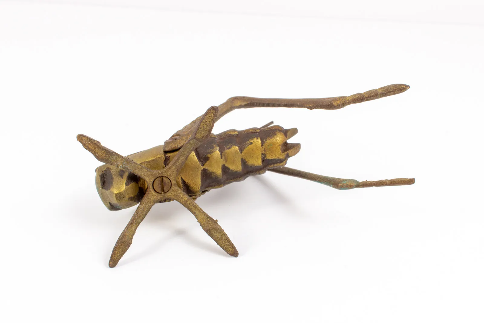 Mid-Century Brass Cricket