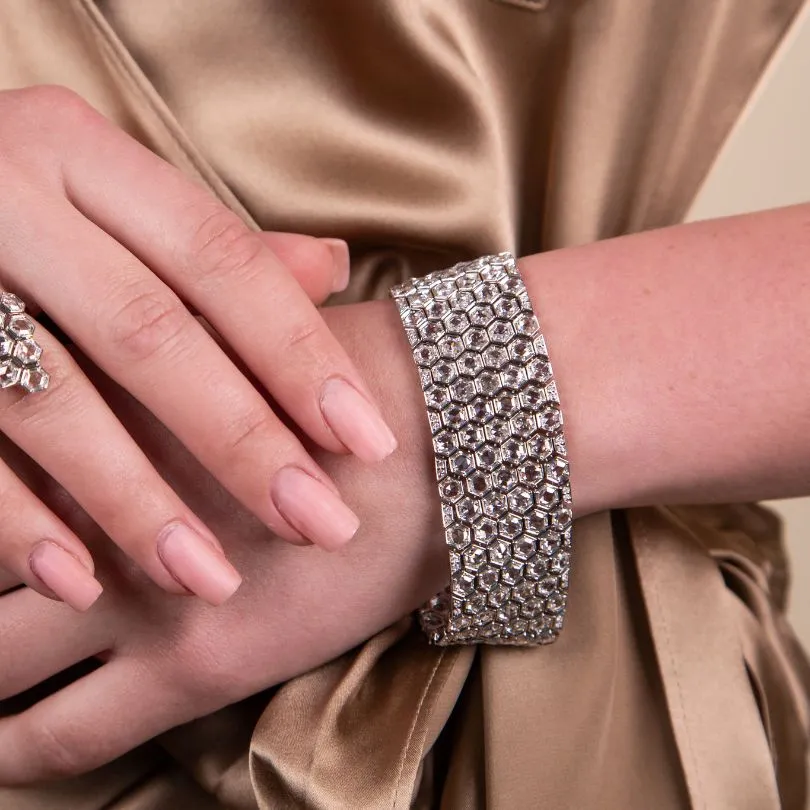 Miel Diamond Statement Bracelet