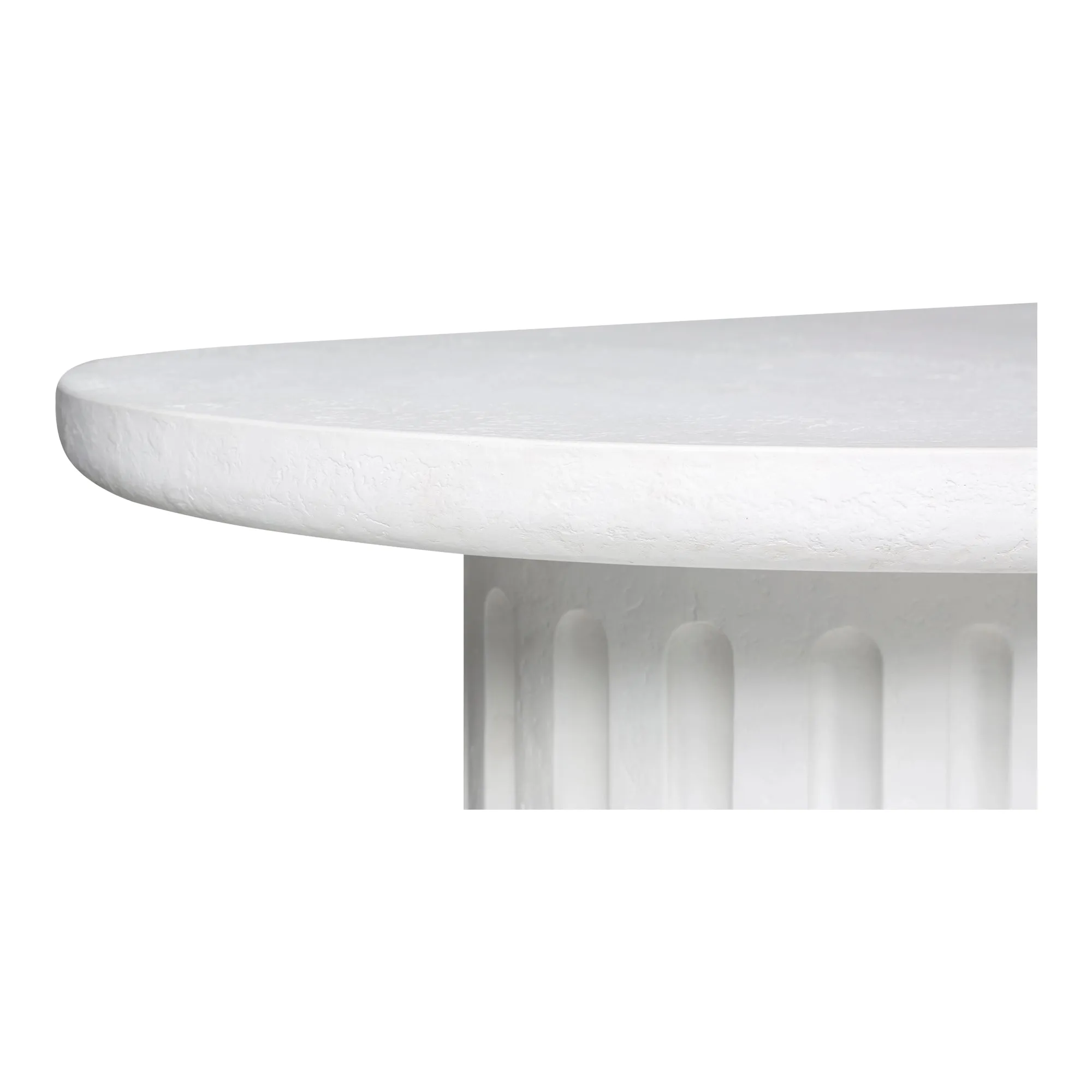 Modern Fluted Outdoor Gathering Table