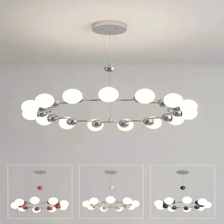 Modern Sputnik Glass Sphere Chandelier - 12/15 Light