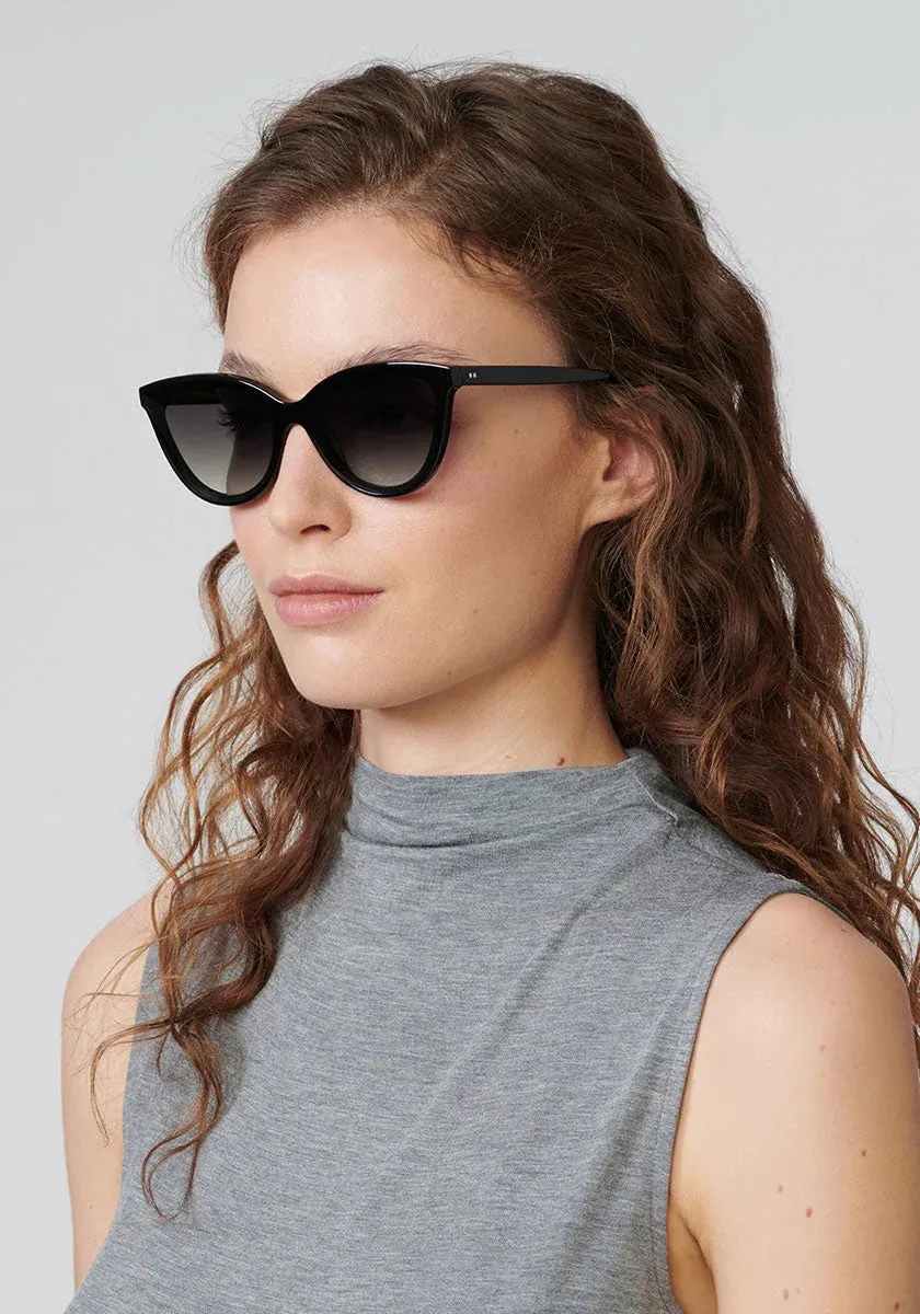 Monroe Nylon - Black and Black   Crystal
