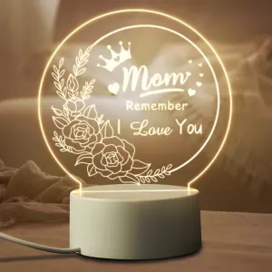Mother's Day 3D Illusion Night Light