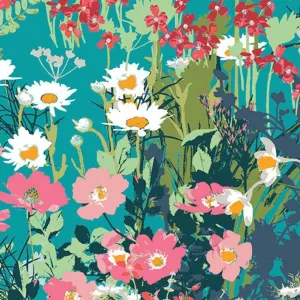 Mother's Garden Rich Fabric, Lavish Collection by Katarina Rochella For Art Gallery Fabrics