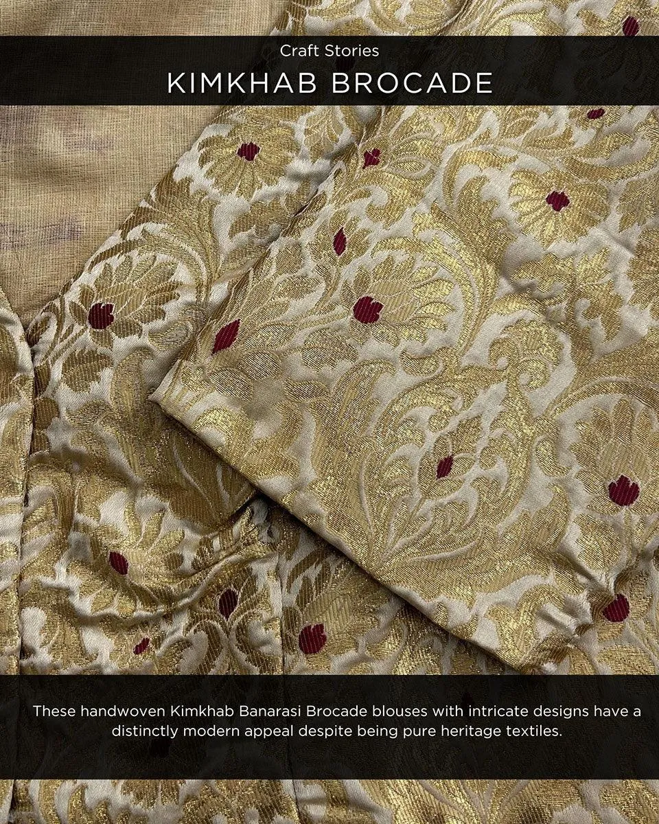 Mugdha Khimkab Brocade Blouse - Nargiz