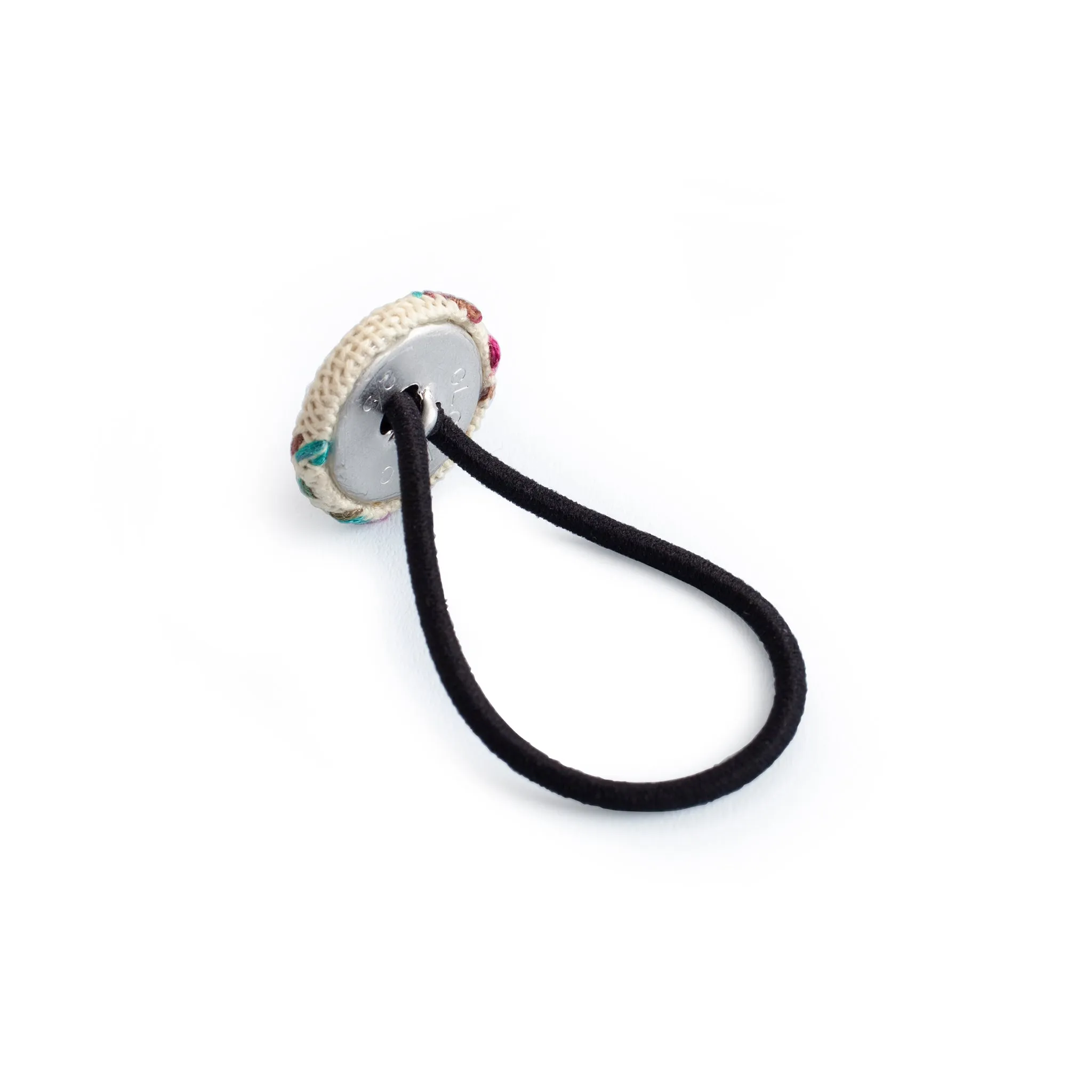 Multicolored Embroidered Hair Elastic
