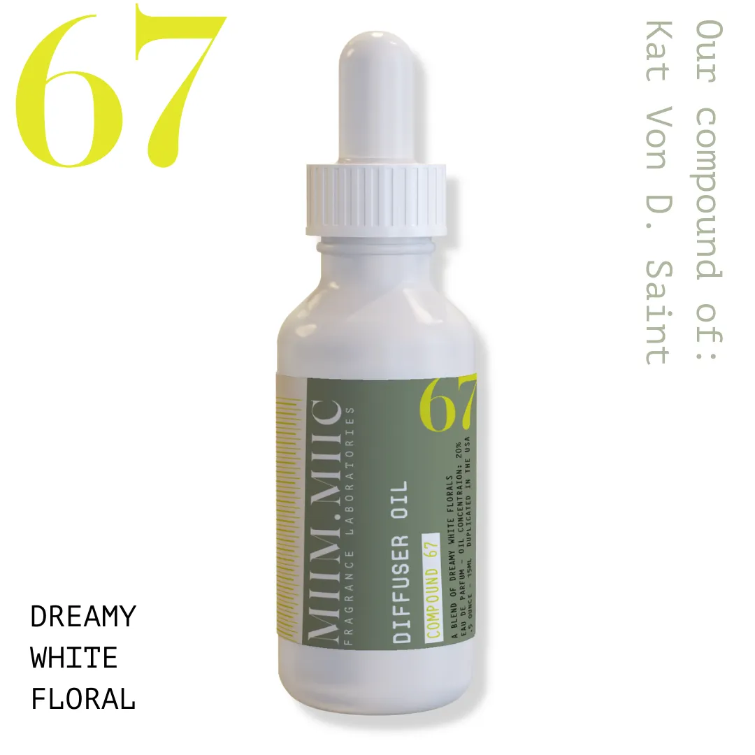No 67 Dreamy White Floral Diffuser Oil