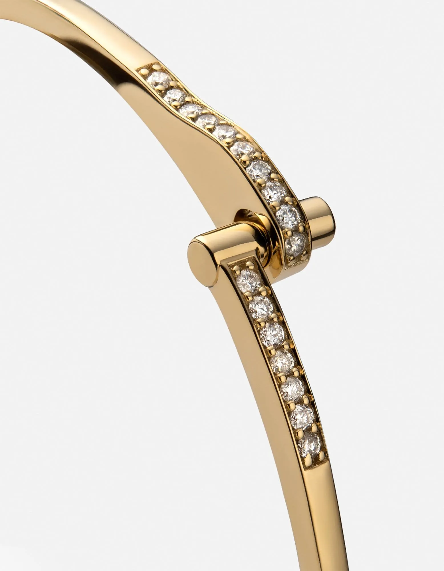 Nyx Cuff, 14k Gold Pavé