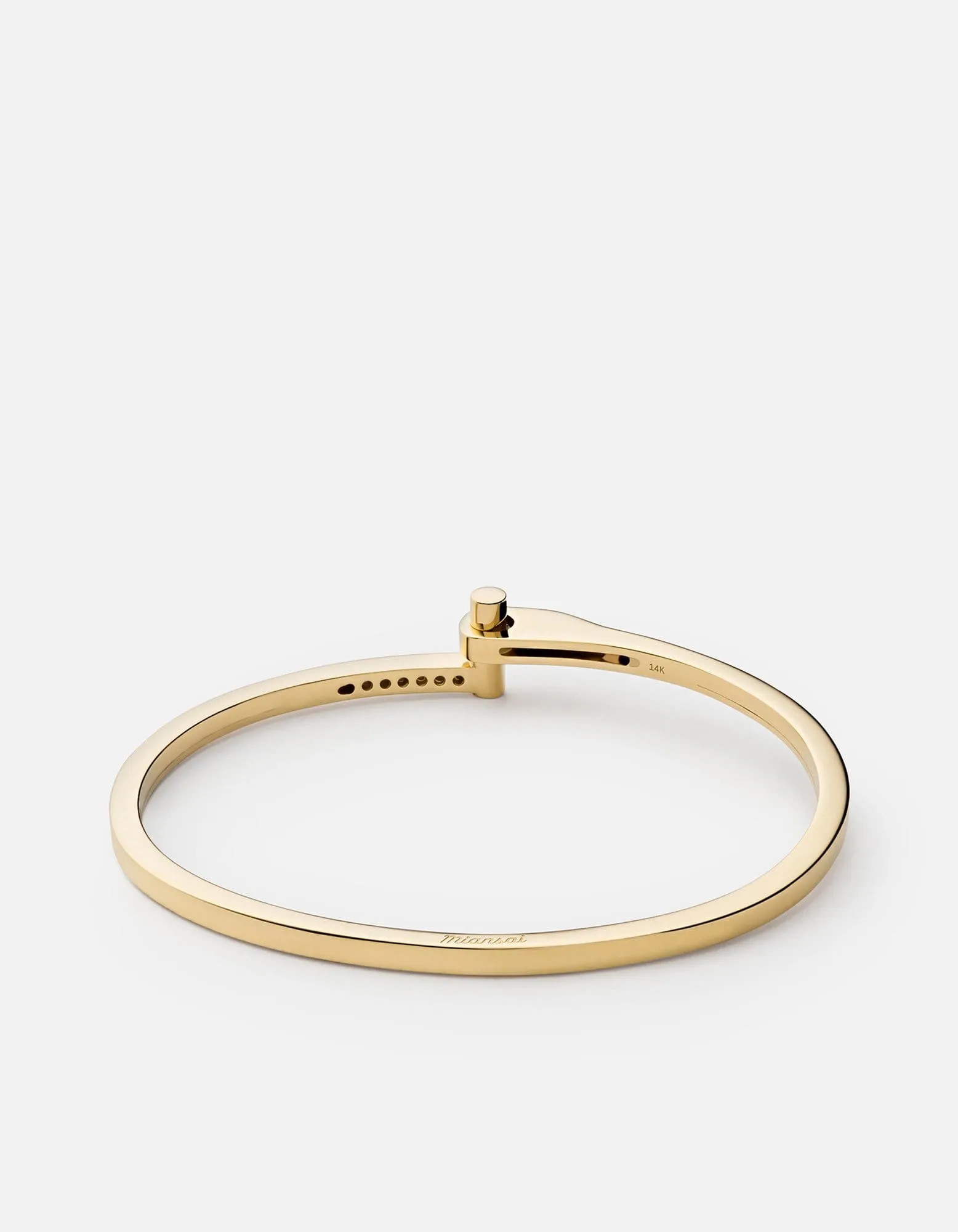 Nyx Cuff, 14k Gold Pavé