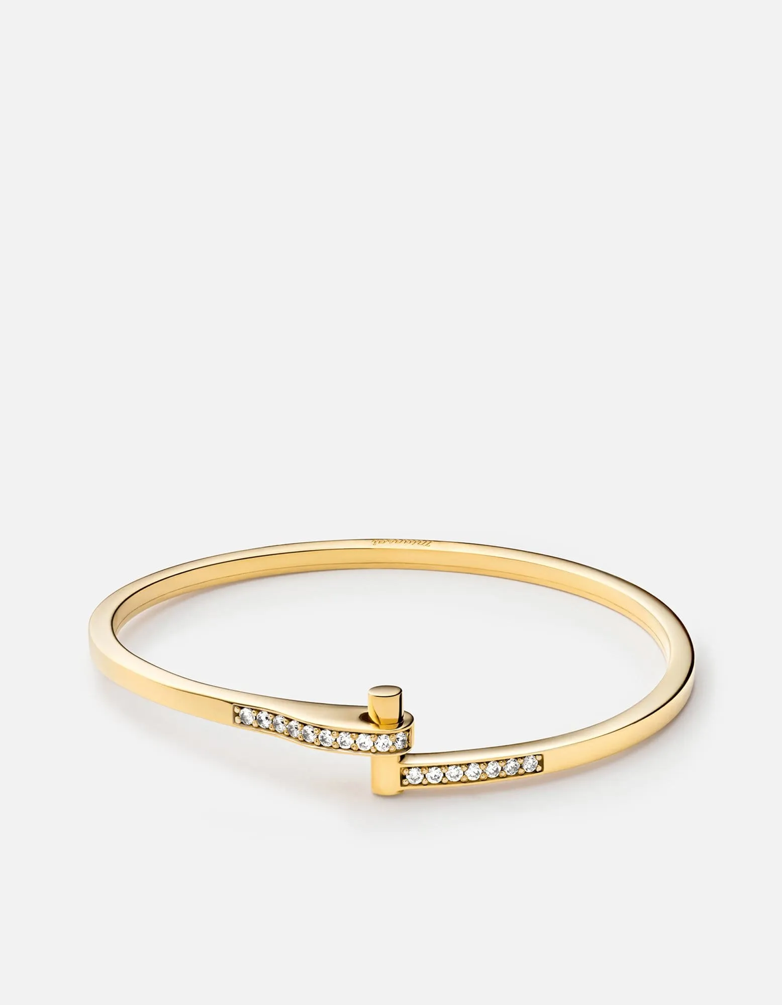 Nyx Cuff, 14k Gold Pavé