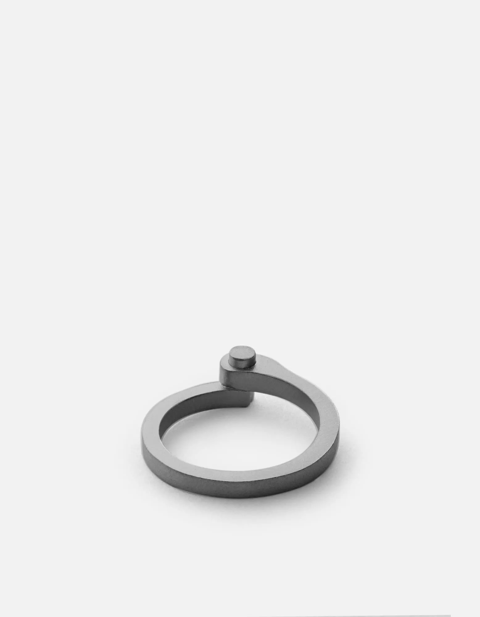 Nyx Ring, Matte Black Rhodium