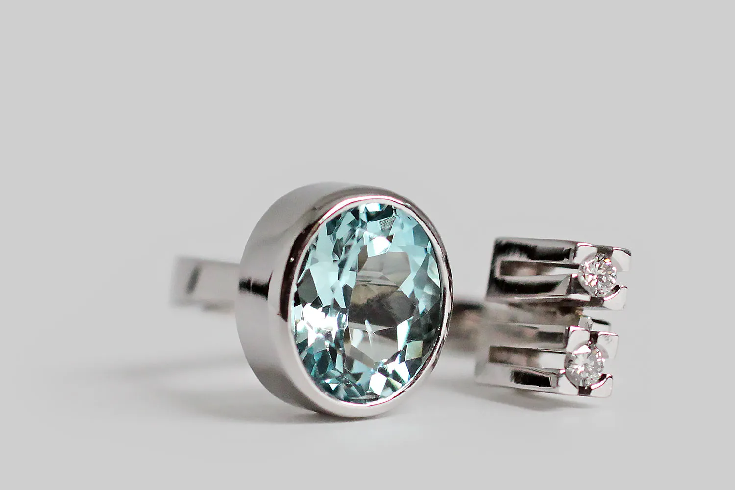 Ole Lynggaard Aquamarine & Diamond Ring
