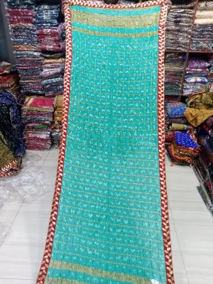 Olive Atelier- Banarsi Silk Chundri Dupatta