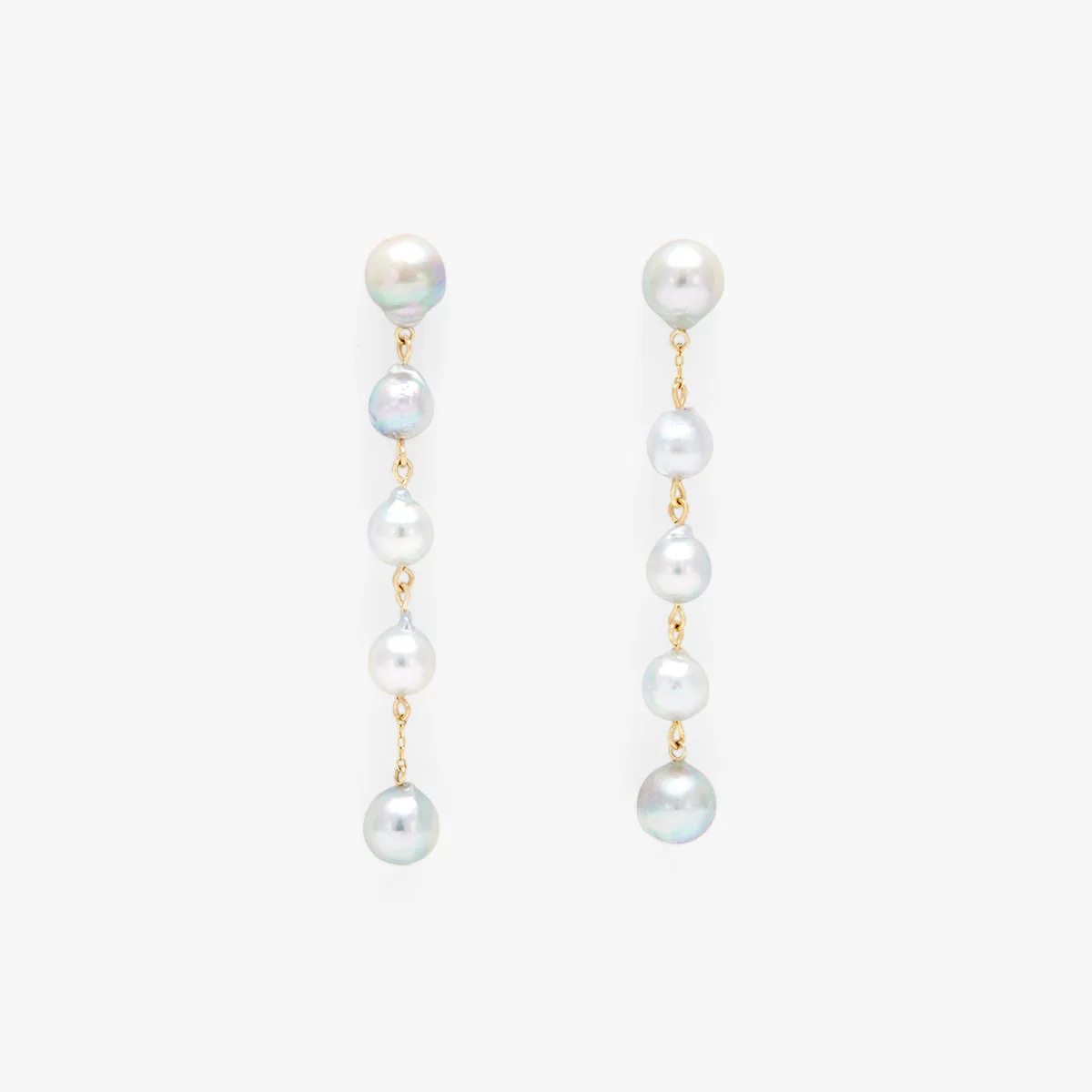 One-of-a-Kind Akoya Pearl Drop Earrings | APE2-OOAK
