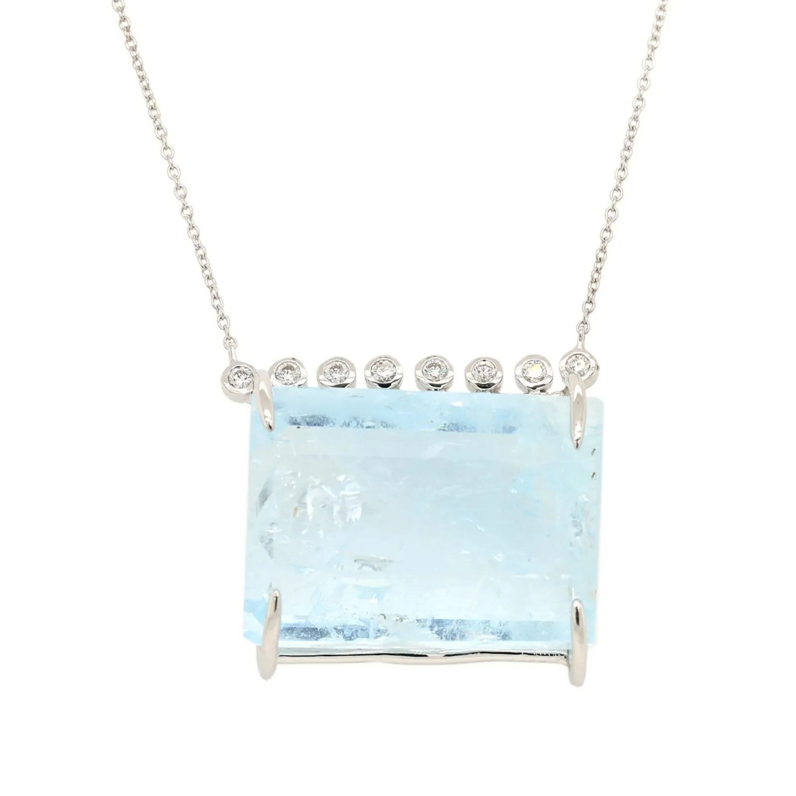 One of a Kind Aquamarine Neckclace